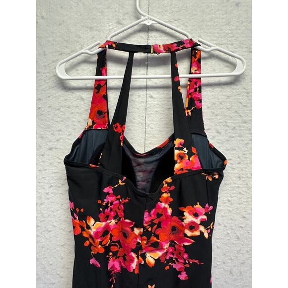 Vibrant Floral Women Swim One Piece - Picture 6 of 8